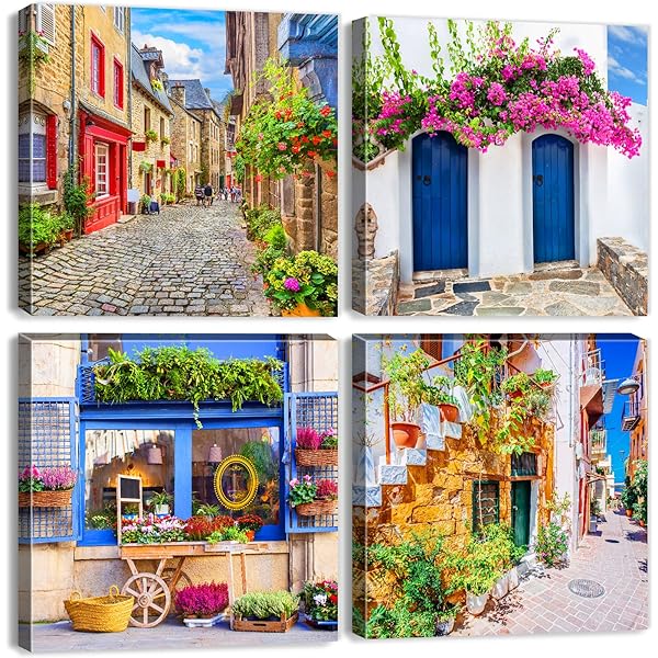 Mera Wala Print - Cityscape : (Beautiful Street View of Paris with